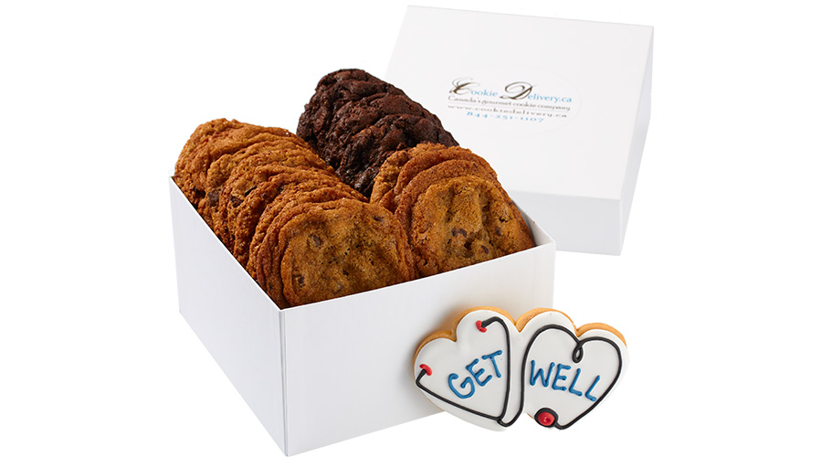 Get Well Cookie Gift Box Delivery